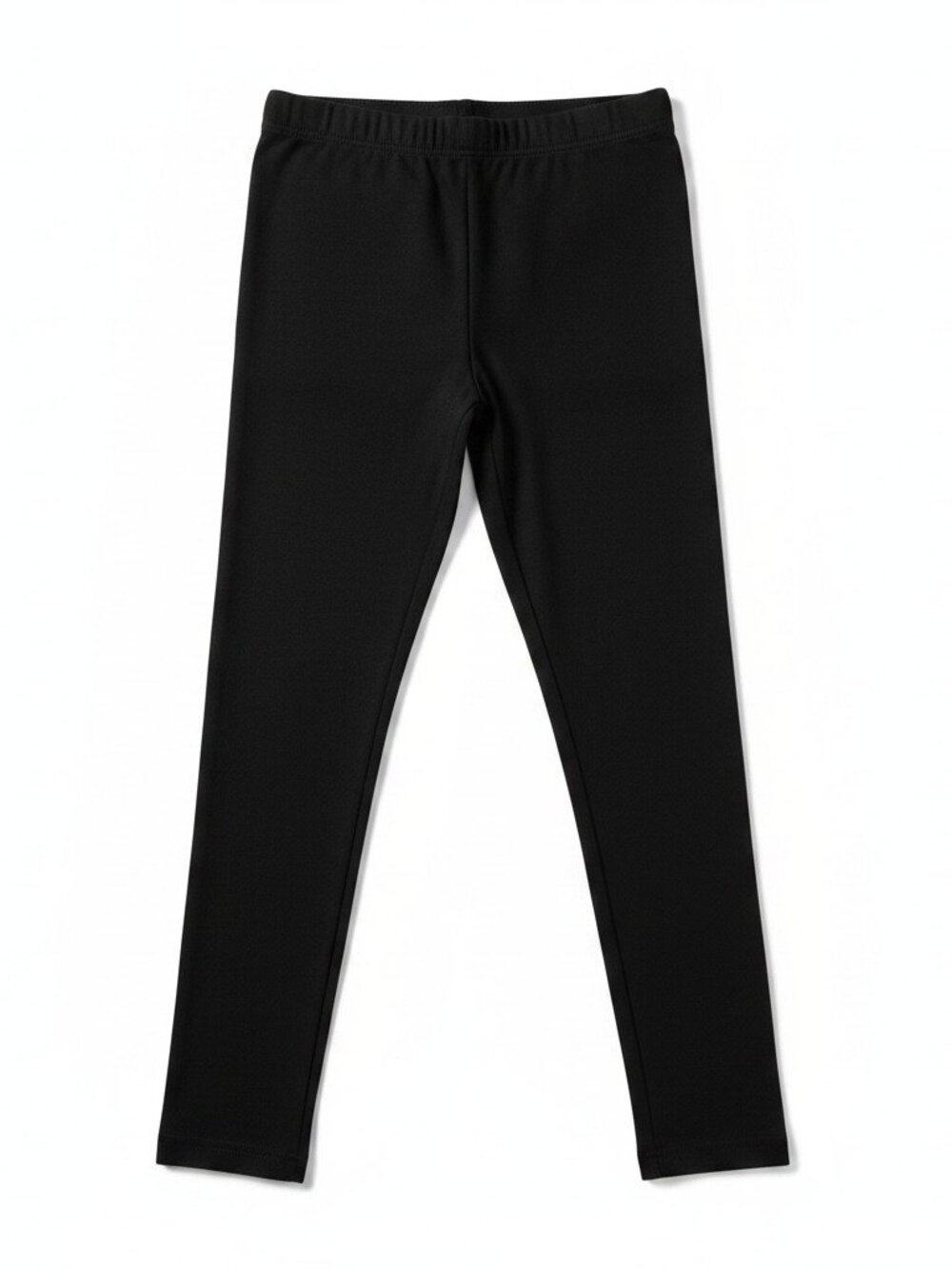 Minikin Mischief Black Ribbed Bamboo Viscose Leggings Kidsโ Size 5/6